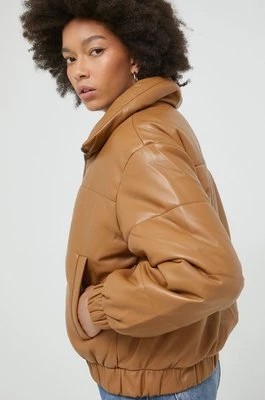 Zdjęcie produktu Abercrombie & Fitch kurtka damska kolor brązowy przejściowa