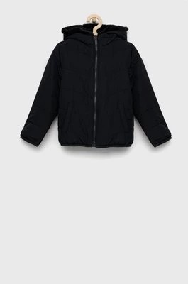 Zdjęcie produktu Abercrombie & Fitch kurtka dwustronna dziecięca kolor czarny