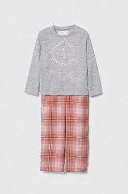 Zdjęcie produktu Abercrombie & Fitch piżama dziecięca kolor różowy wzorzysta