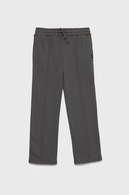 Zdjęcie produktu Abercrombie & Fitch spodnie dresowe dziecięce kolor szary gładkie