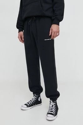 Zdjęcie produktu Abercrombie & Fitch spodnie dresowe kolor czarny gładkie