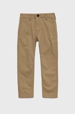 Zdjęcie produktu Abercrombie & Fitch spodnie dziecięce kolor brązowy gładkie