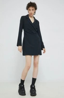 Zdjęcie produktu Abercrombie & Fitch sukienka kolor czarny mini dopasowana