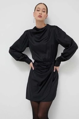 Zdjęcie produktu Abercrombie & Fitch sukienka kolor czarny mini prosta