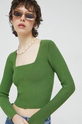Zdjęcie produktu Abercrombie & Fitch sweter kolor zielony