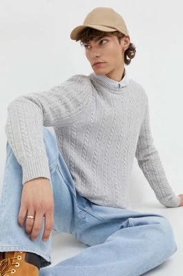 Zdjęcie produktu Abercrombie & Fitch sweter męski kolor szary