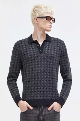 Zdjęcie produktu Abercrombie & Fitch sweter męski kolor szary lekki