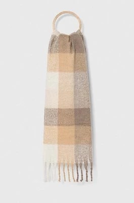 Zdjęcie produktu Abercrombie & Fitch szalik damski kolor beżowy wzorzysty