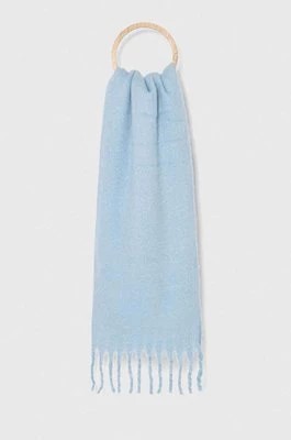 Zdjęcie produktu Abercrombie & Fitch szalik damski kolor niebieski gładki