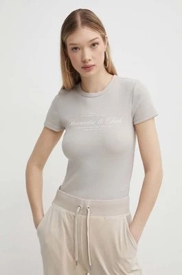 Zdjęcie produktu Abercrombie & Fitch t-shirt damski kolor beżowy