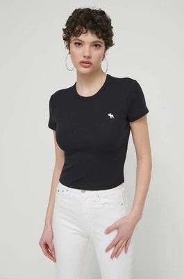 Zdjęcie produktu Abercrombie & Fitch t-shirt damski kolor czarny