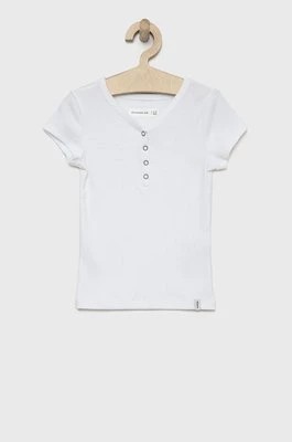 Zdjęcie produktu Abercrombie & Fitch t-shirt dziecięcy kolor biały