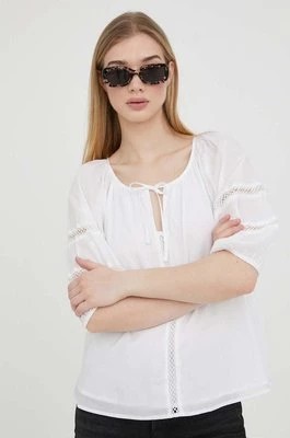Zdjęcie produktu Abercrombie & Fitch t-shirt kolor biały