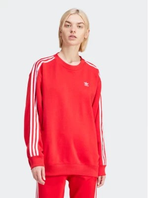 Zdjęcie produktu adidas Bluza 3-Stripes IN8487 Czerwony Oversize