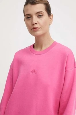 Zdjęcie produktu adidas bluza damska kolor różowy gładka IW1263