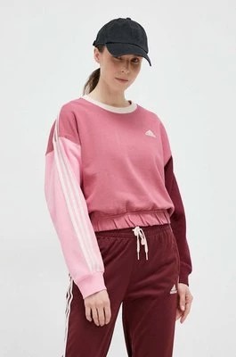 Zdjęcie produktu adidas bluza damska kolor różowy wzorzysta
