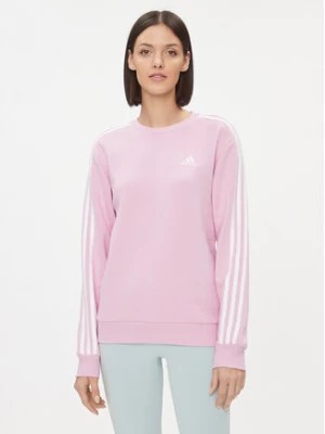 Zdjęcie produktu adidas Bluza Essentials 3-Stripes IM0213 Różowy Regular Fit