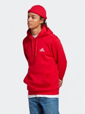 Zdjęcie produktu adidas Bluza Essentials Fleece Hoodie H47018 Czerwony Regular Fit