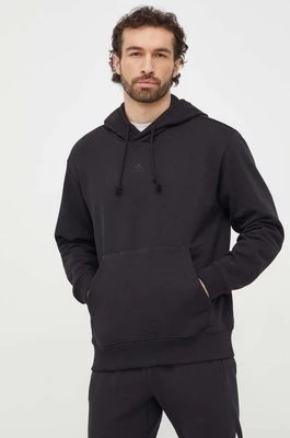 Zdjęcie produktu adidas bluza męska kolor czarny z kapturem z aplikacją IX3949
