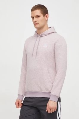 Zdjęcie produktu adidas bluza męska kolor różowy z kapturem melanżowa IR5313