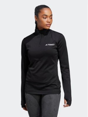 Zdjęcie produktu adidas Bluza Terrex Multi 1/2 Zip Fleece Sweatshirt HT9525 Czarny Slim Fit