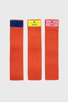 Zdjęcie produktu adidas by Stella McCartney gumy oporowe do ćwiczeń (3-pack) H59865 kolor pomarańczowy