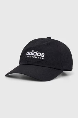 Zdjęcie produktu adidas czapka z daszkiem kolor czarny z aplikacją IP6315