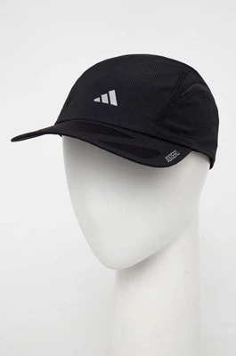 Zdjęcie produktu adidas czapka z daszkiem kolor czarny z nadrukiem HY0675