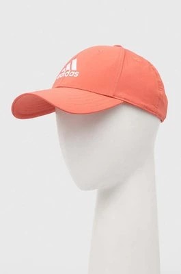 Zdjęcie produktu adidas czapka z daszkiem kolor różowy z aplikacją IR7885
