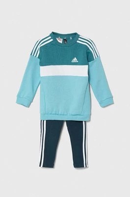 Zdjęcie produktu adidas dres dziecięcy kolor turkusowy