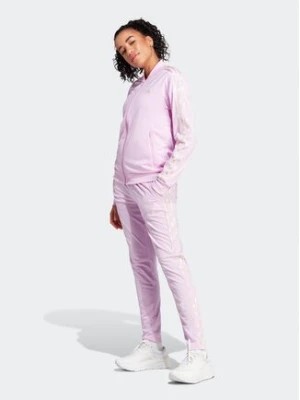 Zdjęcie produktu adidas Dres Essentials 3-Stripes IJ8787 Różowy Slim Fit