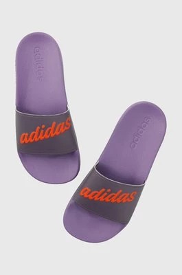 Zdjęcie produktu adidas klapki damskie kolor fioletowy