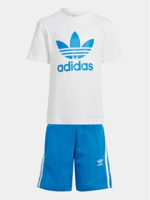 Zdjęcie produktu adidas Komplet t-shirt i spodenki adicolor IR6934 Niebieski Regular Fit