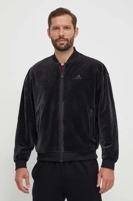Zdjęcie produktu adidas kurtka bomber dwustronna męska kolor czarny przejściowa oversize