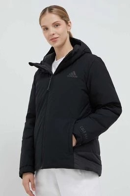 Zdjęcie produktu adidas kurtka puchowa damska kolor czarny zimowa