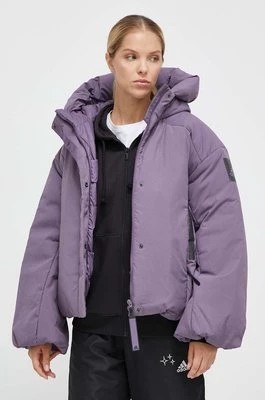 Zdjęcie produktu adidas kurtka puchowa damska kolor fioletowy zimowa