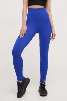 Zdjęcie produktu adidas legginsy Z.N.E damskie kolor niebieski gładkie IS3916