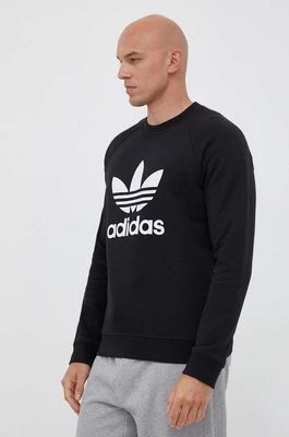 Zdjęcie produktu adidas Originals bluza bawełniana męska kolor czarny z nadrukiem