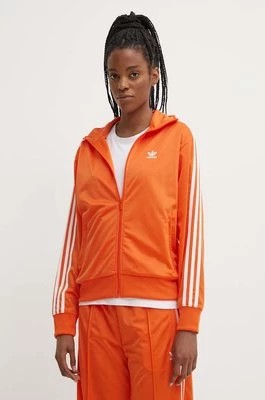 Zdjęcie produktu adidas Originals bluza damska kolor pomarańczowy z aplikacją IP0610