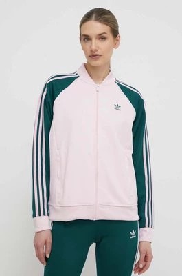 Zdjęcie produktu adidas Originals bluza damska kolor różowy wzorzysta IM9821