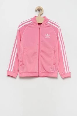 Zdjęcie produktu adidas Originals bluza dziecięca kolor różowy z aplikacją