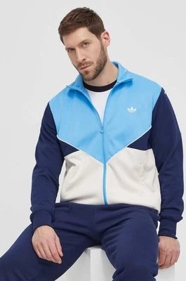 Zdjęcie produktu adidas Originals bluza męska kolor niebieski wzorzysta IM9443