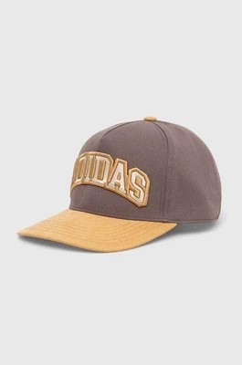Zdjęcie produktu adidas Originals czapka z daszkiem kolor brązowy wzorzysta IU0046