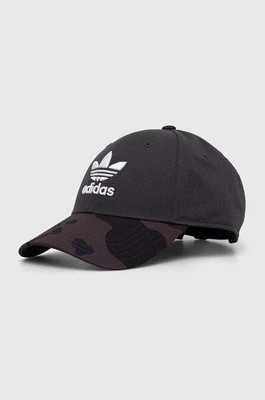 Zdjęcie produktu adidas Originals czapka z daszkiem kolor czarny wzorzysta IU0039