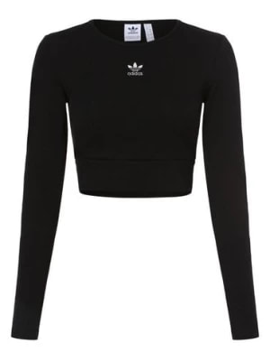 Zdjęcie produktu adidas Originals Damska koszulka z długim rękawem Kobiety Bawełna czarny jednolity,