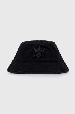 Zdjęcie produktu adidas Originals kapelusz bawełniany kolor czarny bawełniany
