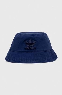 Zdjęcie produktu adidas Originals kapelusz bawełniany kolor niebieski bawełniany
