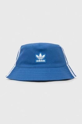 Zdjęcie produktu adidas Originals kapelusz bawełniany kolor niebieski bawełniany IS4632