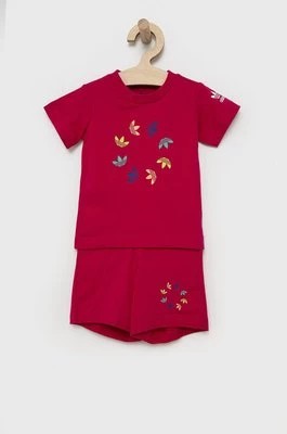 Zdjęcie produktu adidas Originals komplet bawełniany dziecięcy HE6852 kolor różowy
