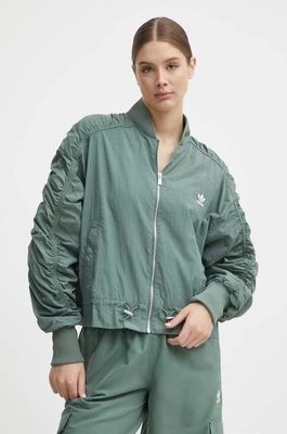 Zdjęcie produktu adidas Originals kurtka damska kolor zielony przejściowa IY3421